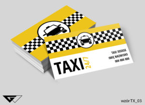wizytówka taxi